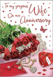This anniversary card image captures a tender, romantic moment as if it has been styled by a New Addington florist just before being handed to its recipient. A compact bunch of luxuriant red roses forms the focal point, their velvety petals curling outward in rich layers of crimson, with each bloom at its peak and framed by fresh, glossy greenery that suggests the crisp scent of a new bouquet. The flowers rest beside a carefully placed envelope, poised to hold a heartfelt message, while a dainty piece of jewellery and a small heart-shaped keepsake box add an intimate, personal touch, like cherished gifts exchanged over many years. Scattered across the card are tiny red hearts, some glittering softly as they catch the light, guiding the eye to a single butterfly motif that seems to hover in calm stillness above the arrangement. The lighting is gentle and diffused, reminiscent of daylight drifting into a cosy living room off King Henry's Drive, allowing subtle details-the gleam of metal, the fine print of the card, the curve of each petal-to stand out without harsh shadows. The overall palette leans into passionate tones of red and warm blush, set against pale, soothing neutrals, creating a visual warmth that echoes the emotional warmth of an anniversary celebration in New Addington. The scene feels intimate yet timeless, like a quiet promise renewed, and reflects the careful, artistic eye of someone used to arranging roses and keepsakes into meaningful displays of enduring love.